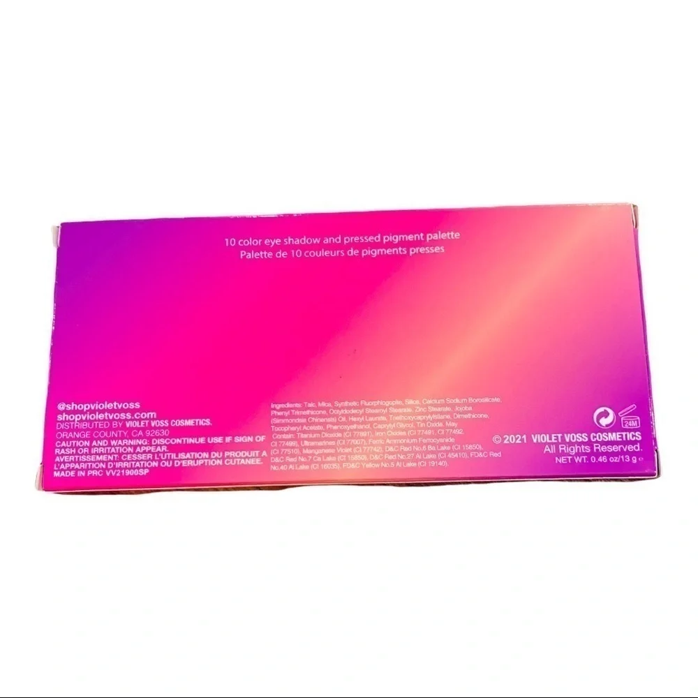 VIOLET VOSS Violet Sunset Eye Shadow & Pressed Pigment Palette NEW